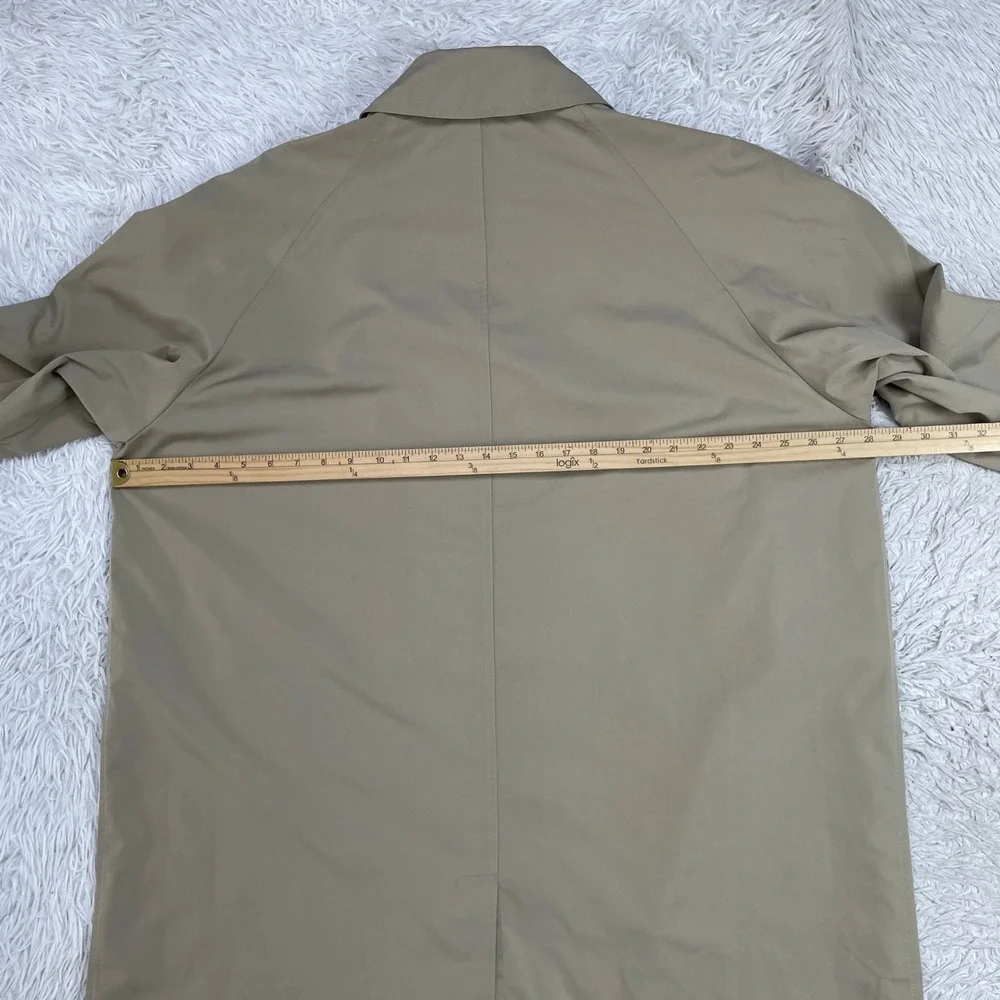 VTG L.L. Bean Jacket Mens Extra Large Beige Trench Coat‎ XL
